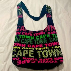 Vibrant Pink, Green, and Yellow Cape Town, South Africa Bag. Super Cute.